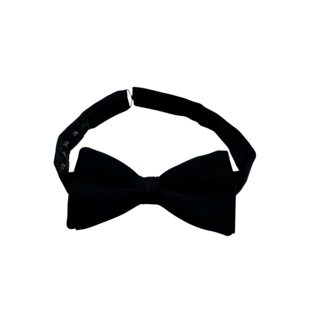 After six Men's Black Formal Bow Tie Pre-tied Adjustable